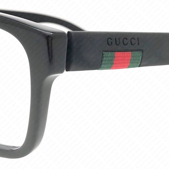 GUCCI Men's GG0174O 005 56mm Black Eyeglasses - Picture 9 of 12